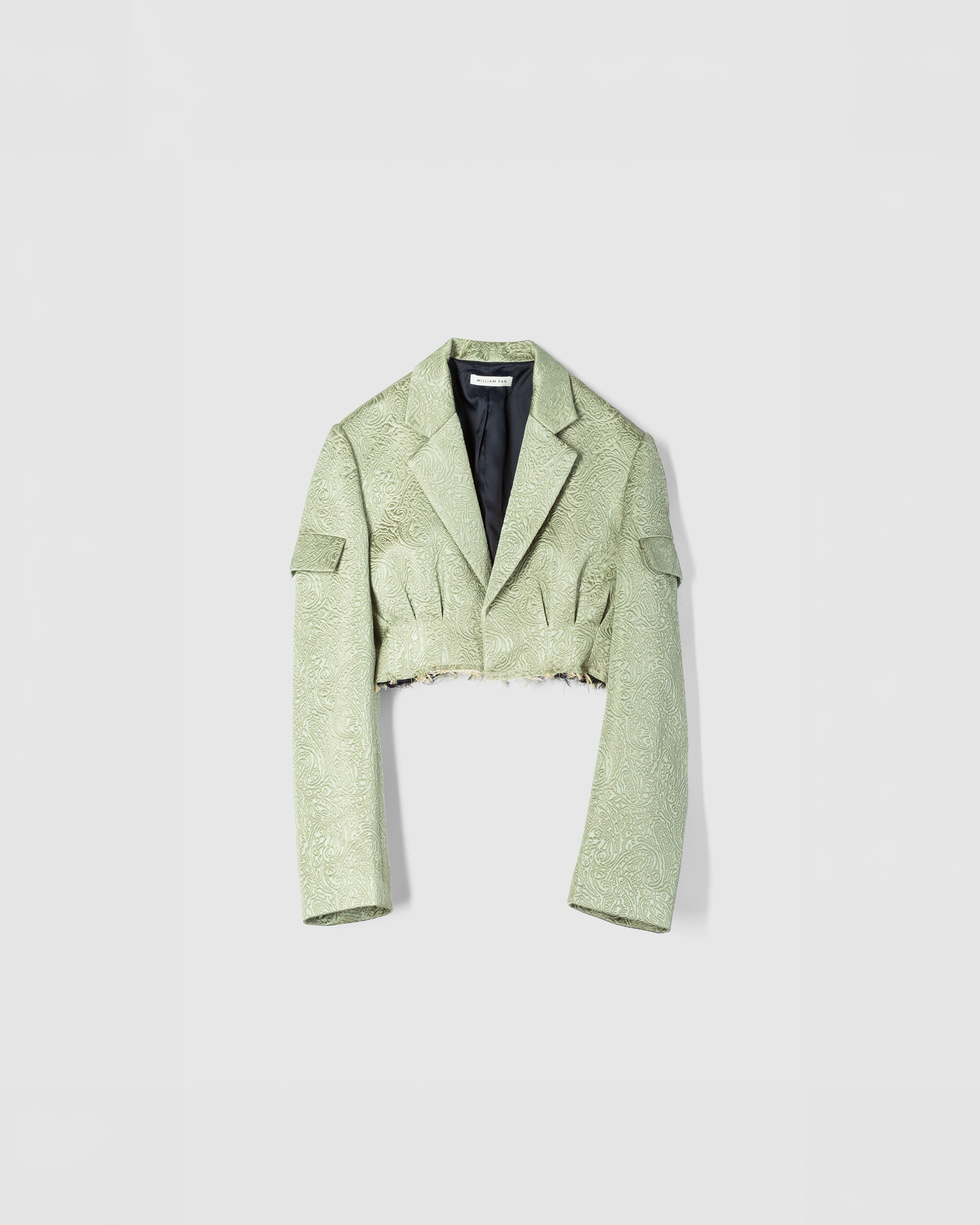 CROPPED BALLOON BLAZER