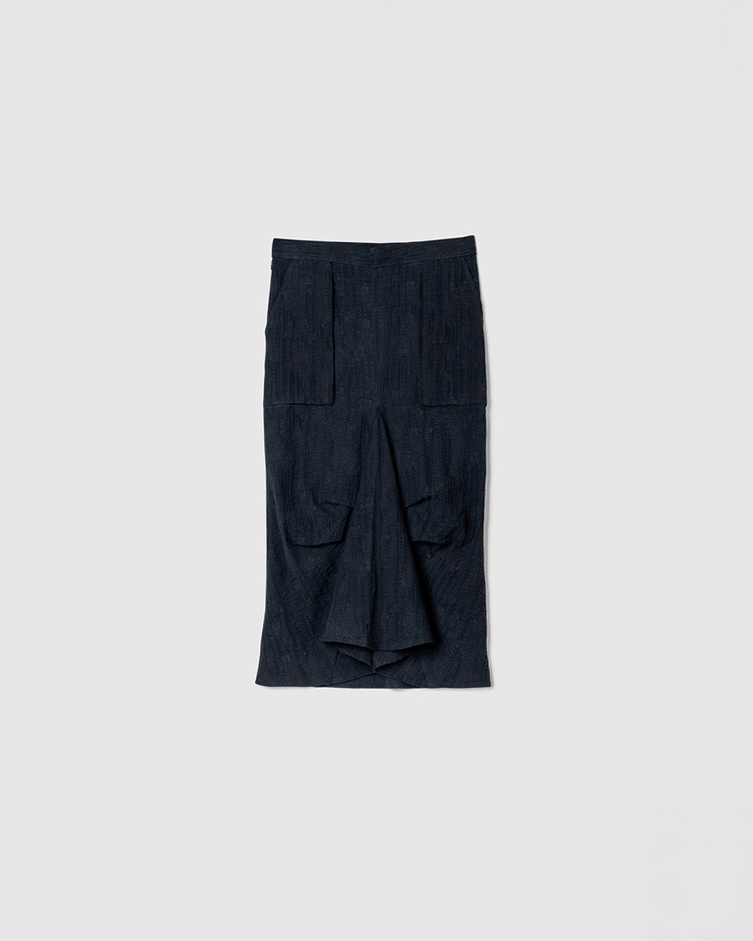 DRAPED MIDI SKIRT