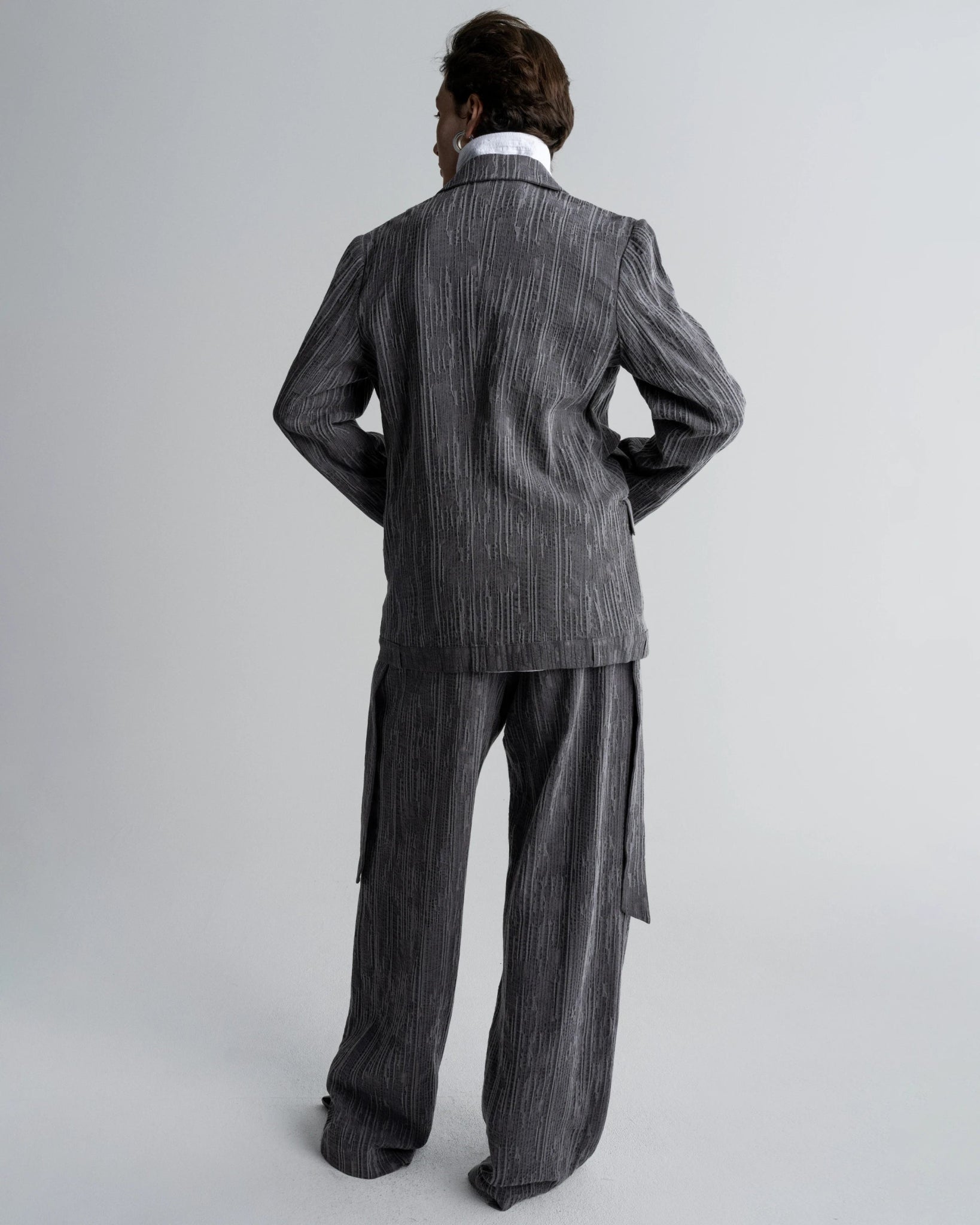 BAGGY FLARE PANTS - WILLIAM FAN
