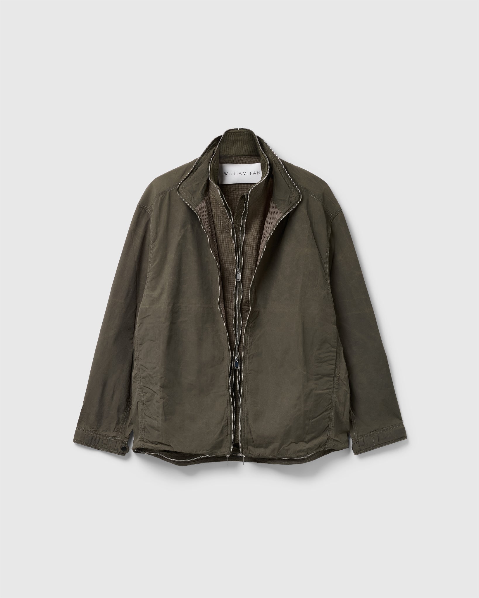 TRIPLE ZIP JACKET - WILLIAM FAN